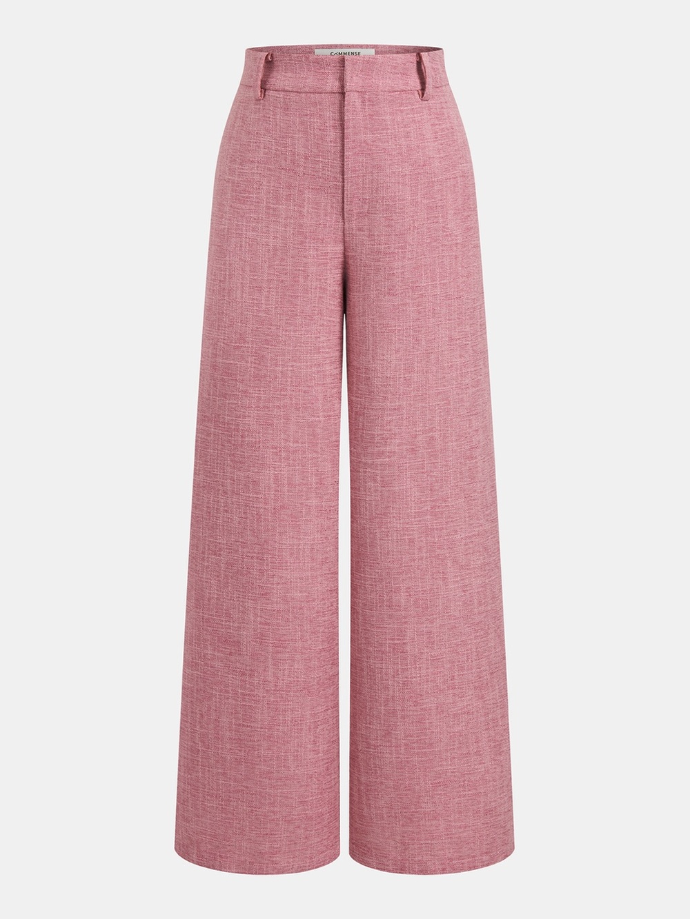Commense NWT Halter Vest & Wide Leg Pants Set Pink Size S Gold Button Tailored - Picture 14 of 16